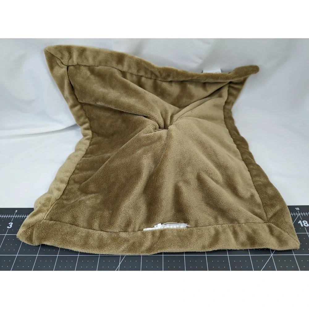 Carters Orange Fox Brown Leaf‎ Lovey Security Blanket Stuffed Animal Toy #2
